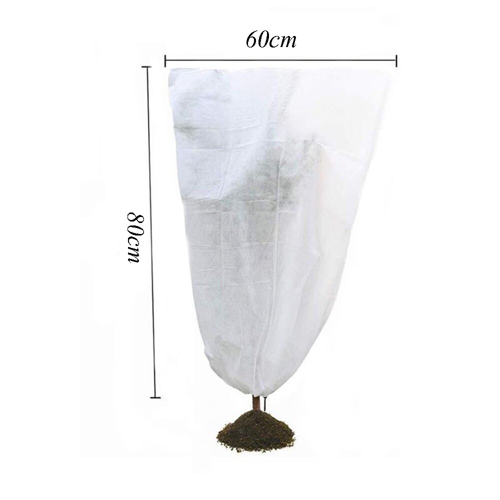 60x80CM Warm Cover Tree Shrub Plant Protecting Bag Frost Protection Yard Garden Winter Garden Proteccion Plant Cover: Default Title