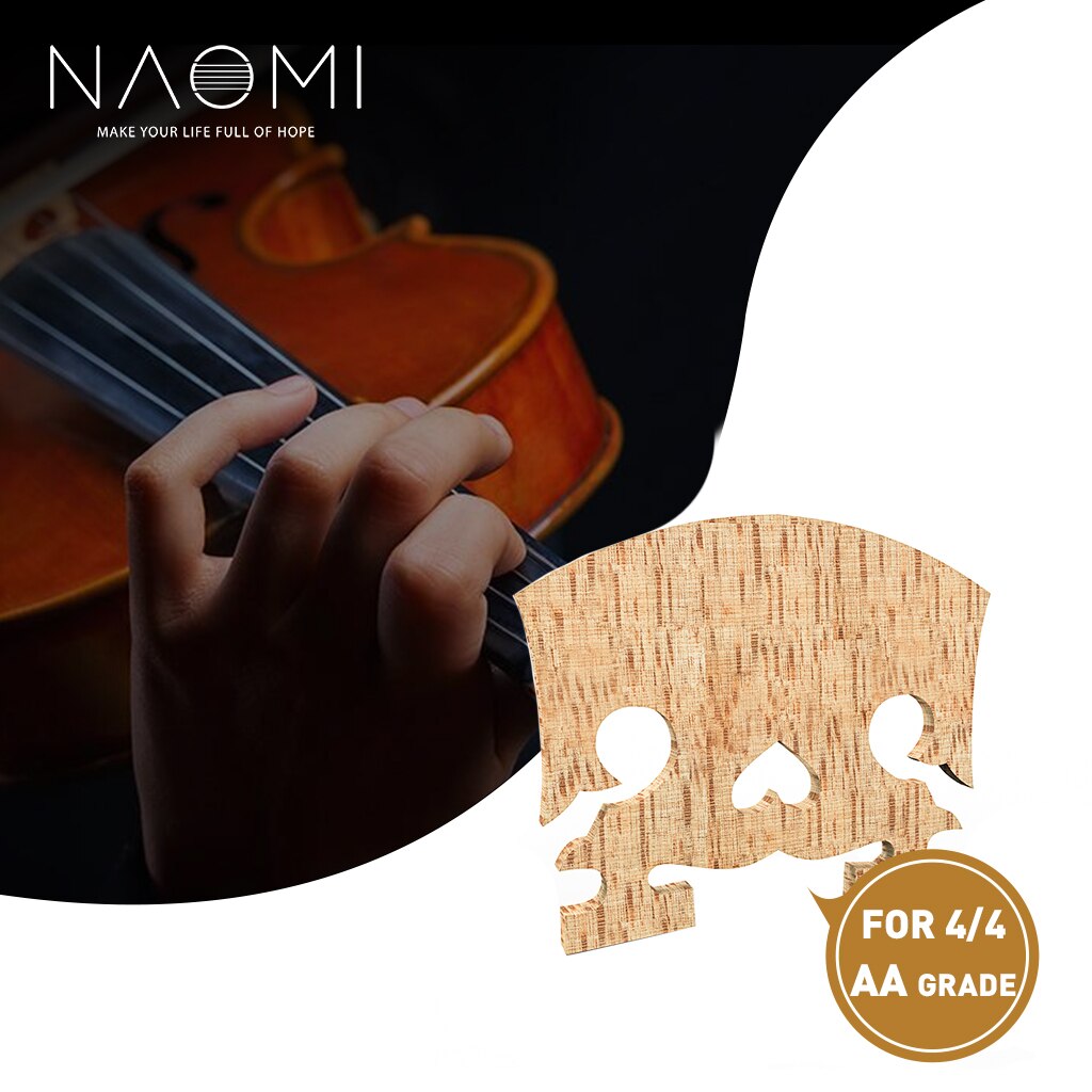 Puente de Violín de grado AA, accesorio de Arce, 4/4, Alemán/francés/barroco, uso duradero: Baroque-2