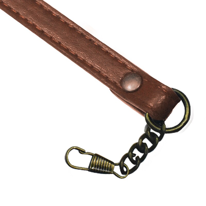 2019 Portatile di Cuoio dell'UNITÀ di elaborazione del Bicchierino Della Cinghia del Sacchetto del Sacchetto Della Borsa del Messaggero di Ricambio Maniglie FAI DA TE Catene Tote borse Accessori Della Cinghia 35 centimetri