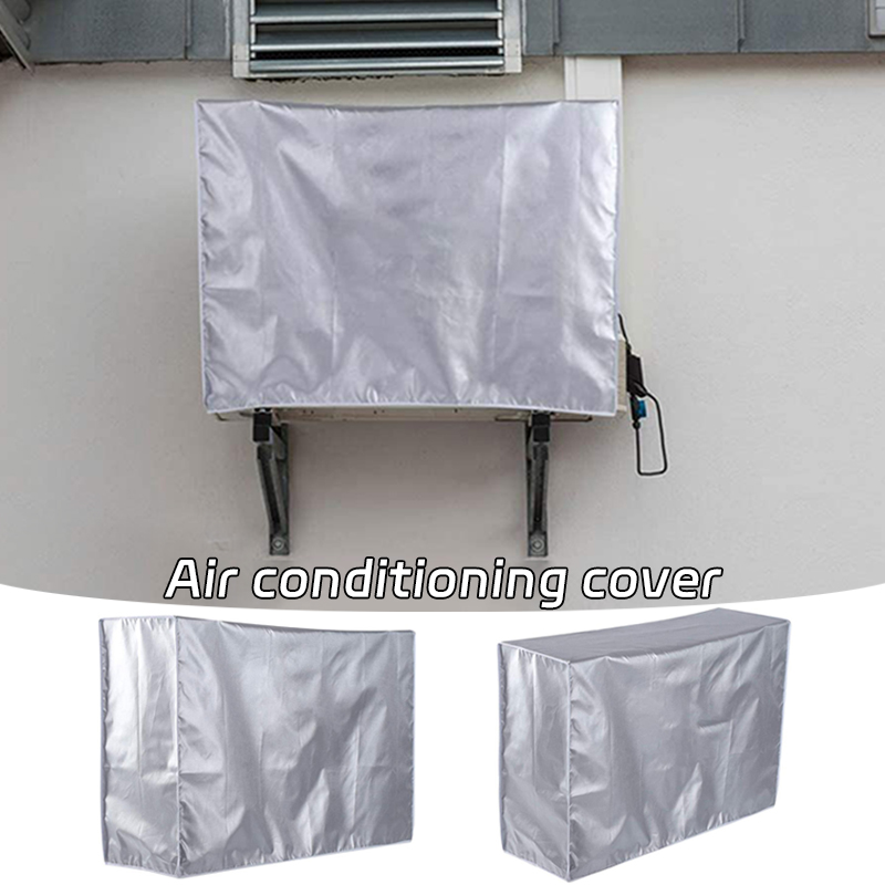 Cubierta de aire acondicionado para el hogar, protección solar, impermeable, unidad principal de aire acondicionado, funda protectora antipolvo