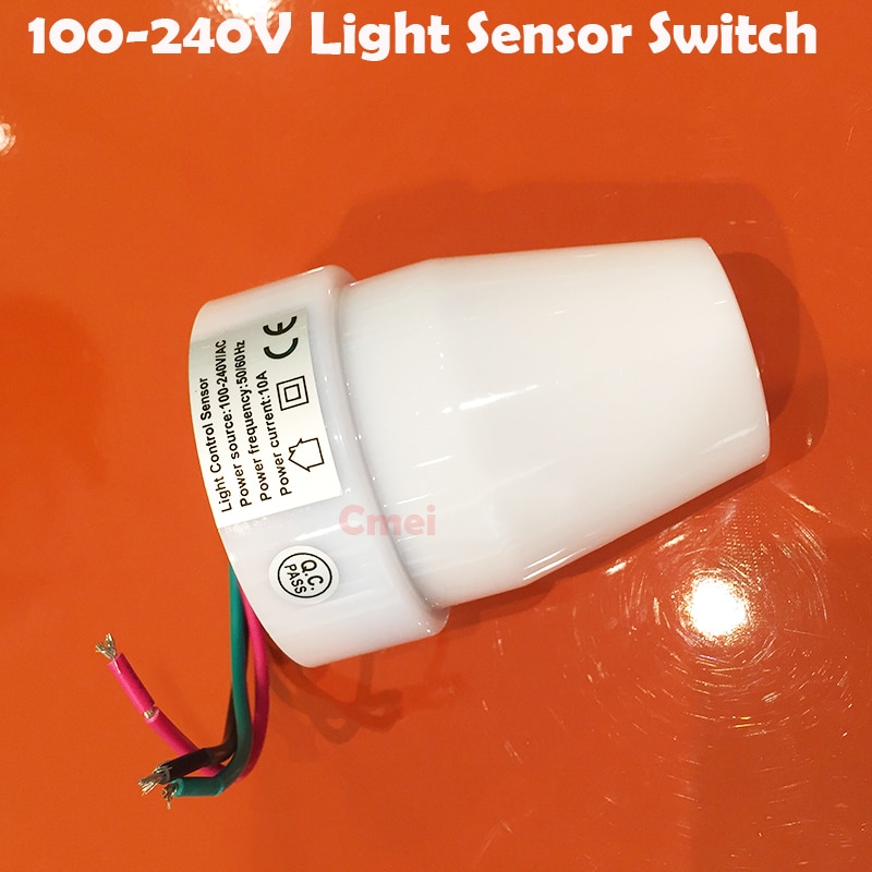 Outdoor Intelligent waterproof 220v light photo control sensor switch automatic photocell switch for lamps