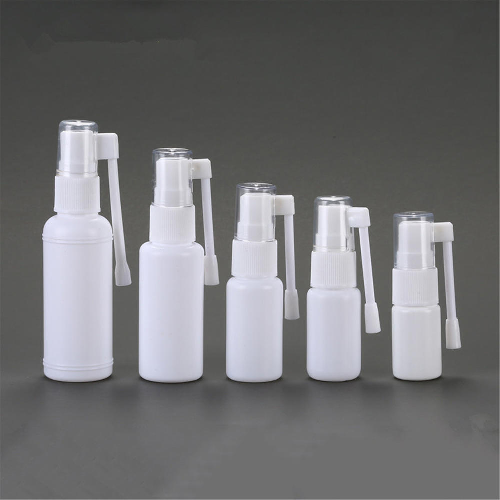 10/15/20/30/50ml puste plastikowe butelki do nosa małe obroty mgiełka do twarzy butelki nos medycyna farmaceutyczna Atomizer