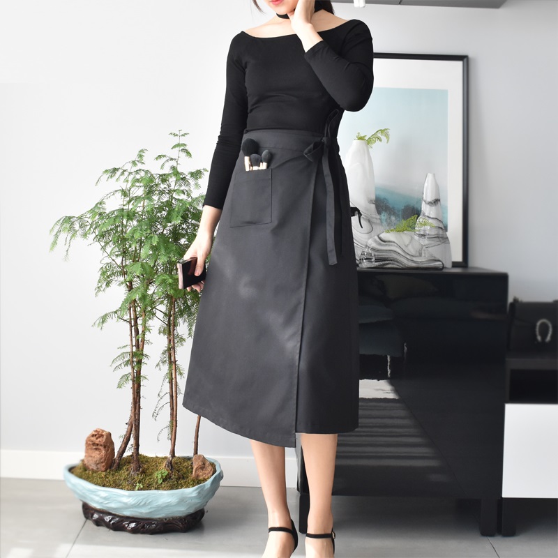 Large Oversized Adjustable Cooking Kitchen Apron For Woman Men Chef Waiter Cafe Shop Hairdresser Uniform Aprons Bib