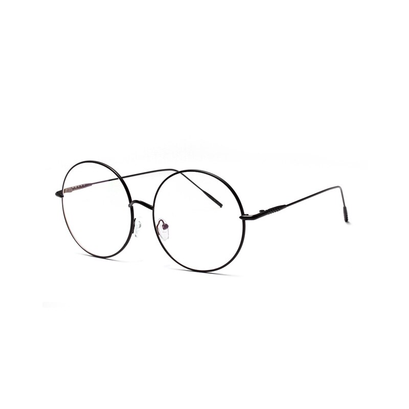 Zilead Oversize Round Glasses Frame For Women&amp;Men Retro Metal Clear Len Glasses Optical Spectacle Glasses Eyeglasses Unisex