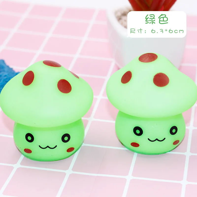 Mushroom Colorful Small Night Light Led Light Gradual Change At Home Small Toy Party Party Decoration: green