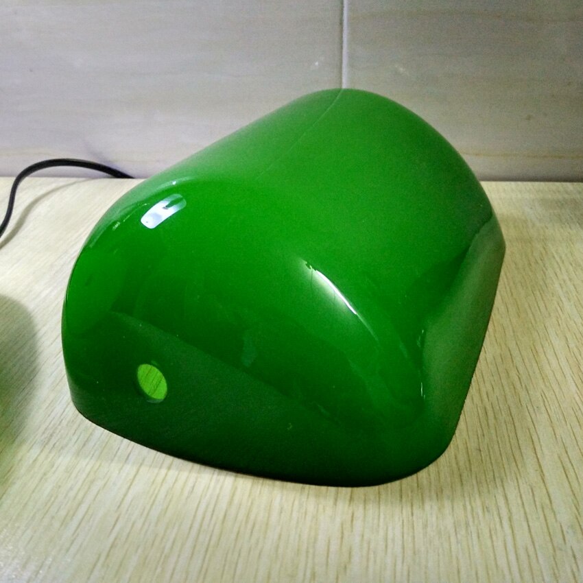 Abat-jour rétro Vintage en verre vert, couvre-lampe d&#39;éclairage de 22.5x13.3cm pour chambre à coucher, lampe de table de lecture