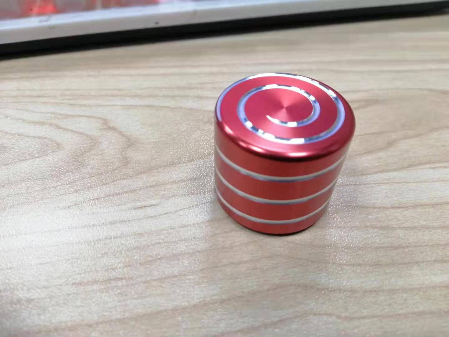 Vortecon Rvs Messing Kinetische Bureau Speelgoed Visuele Illusie Met Betoverende Motion Anti Stress Antistress Grappig Speelgoed WY148: red