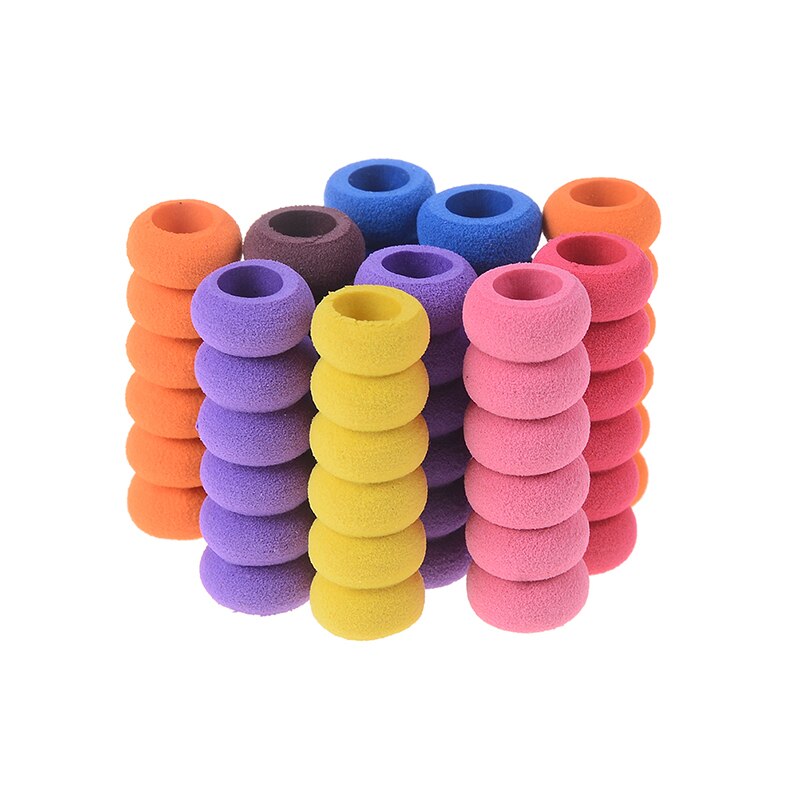 10 stk blød svamp pen ærme diamant male værktøjer bore pen holder greb anti-slip pen ærme sæt male kit tilfældig farve
