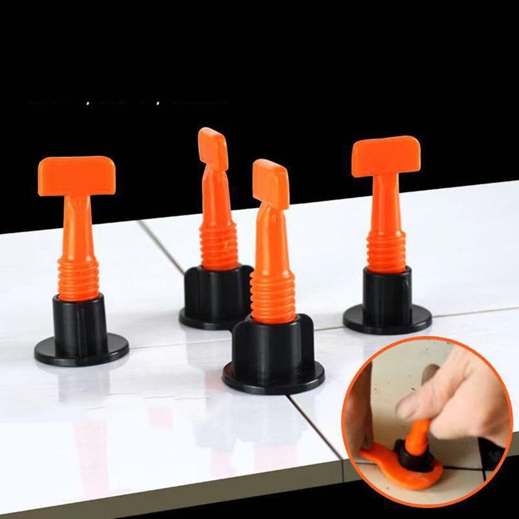 Ceramic Positioning 50Pcs Tile T Leveler Systems T Leveler System Paving Tile Correction Equalizer Hand Tools