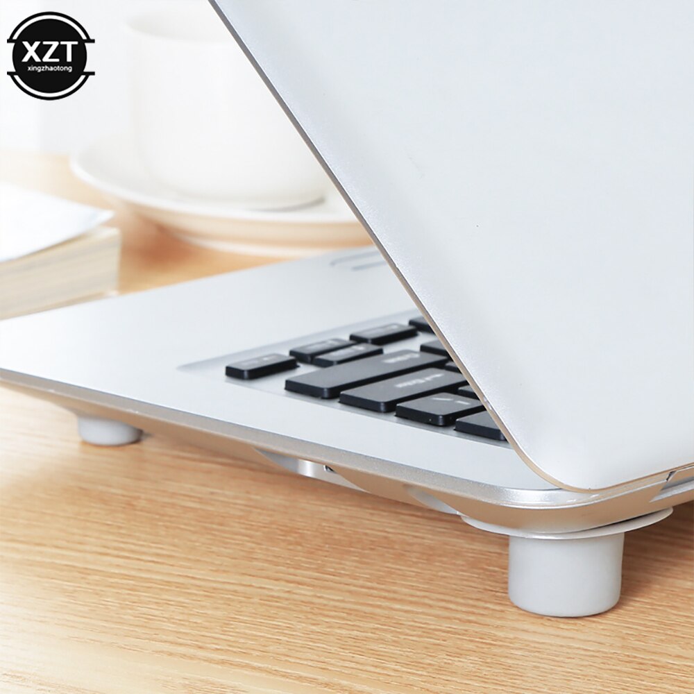 4pcs PVC Laptop Heat Reduction Pads Heats Cooling Feet Stand Holder Cooling Paddesk Organizer Stationery Office Accessories