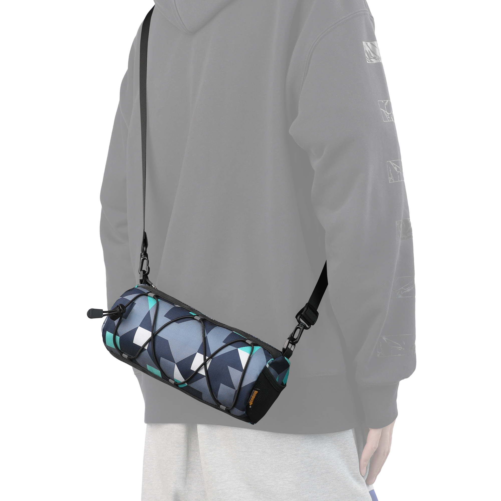 Rhinowalk Fahrradtasche, Lenkertasche, 2,4 l, großes FassungsvermöGen, reflektierende Fahrradtasche oder andere Farben, MTB, Rennrad, Fahrradrahmen, Schlauchtasche