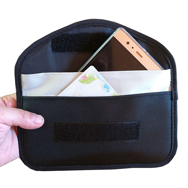 100% Anti-tracking Anti-spying GPS Rfid Signal Blocker Pouch Case Bag Handset Function Bag for Cell Phone Privacy Protection and