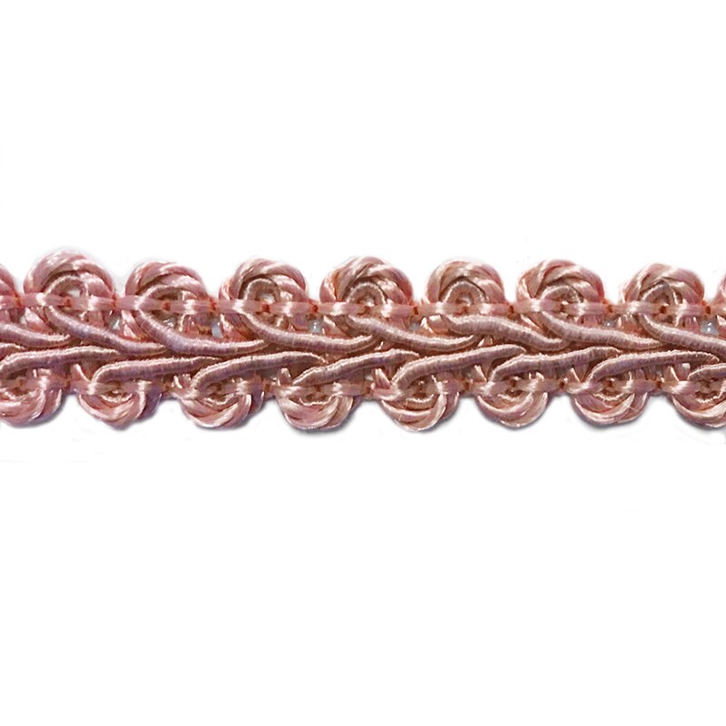12M Braid Trim Lace Trim Gimp Basic Sewing Ribbon Polyester DIY Crafts Sewing Costume Home Decorative macrame Braided Cords: Pink