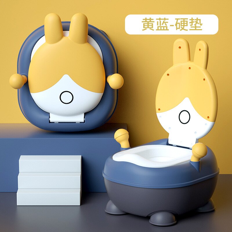 Portable Baby Potty Multifunction Baby Toilet Car Potty Child Pot Training Girls Boy Potty Kids Chair Toilet Seat Children's Pot: Yellow