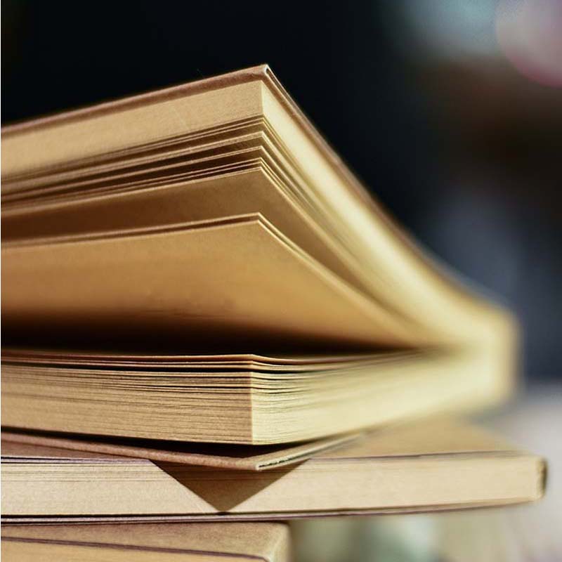 Ezone anteckningsbok planerare brun/beige papper tomma sidor skiss anteckningsbok klippbok resedagbok skola kontorsmateriel