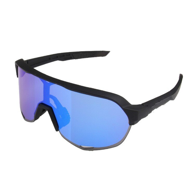 100 S2 Sagan Radfahren Brillen Radfahren Sonnenbrille Bicicleta Gafas Ciclismo Radfahren Gläser Radfahren Sonnenbrille 3 objektiv Polarisierten: Blackframe bulelen