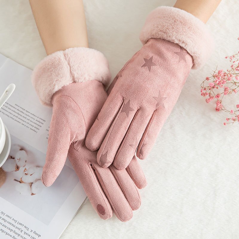 Kvinder vinter varme handsker vanter varme handsker vanter handske: C4