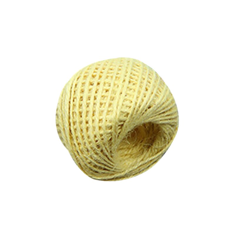 50m Natural Twine Cord Jute Linen Rope DIY String Gardening Cord Art Crafts Macrame Packing Home Textiles: 12