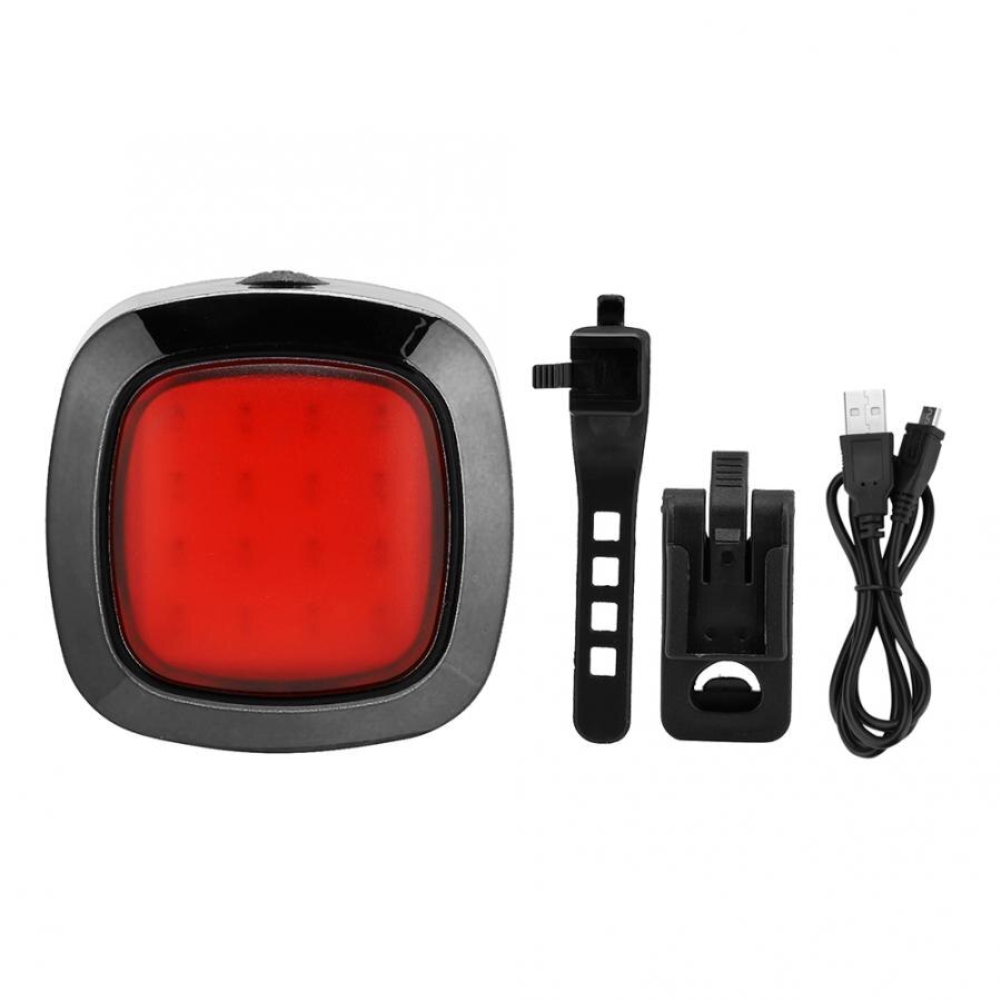Luz de tráfico ajustable para bicicleta COB luz trasera de advertencia de freno USB de carga impermeable PX6 mini luz de tráfico