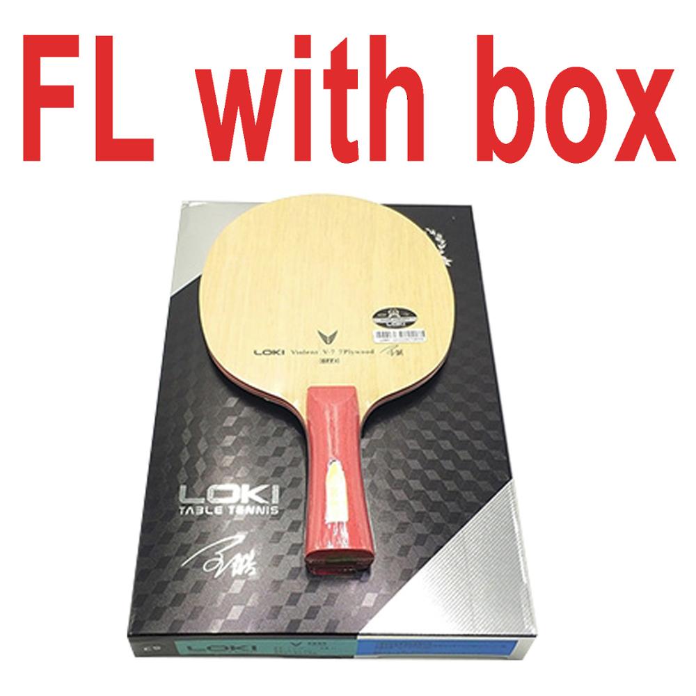 LOKI V7 CLCR Table Tennis Blade Table Tennis Racket Offensive Ping Pong Blade: FL with box