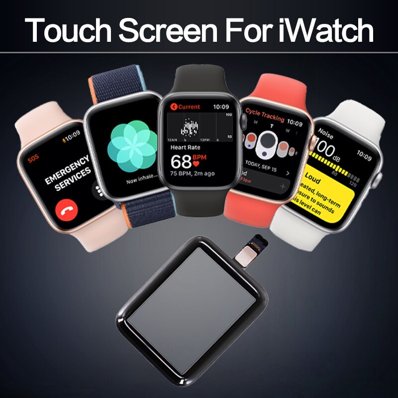 Nohon Touch Screen Voor Iwatch Serie 1 2 3 4 5 6 Lcd Outer Glass Panel Voor Apple Horloge S2 s3 S4 S5 S6 S1 Touch Digitizer Reparatie