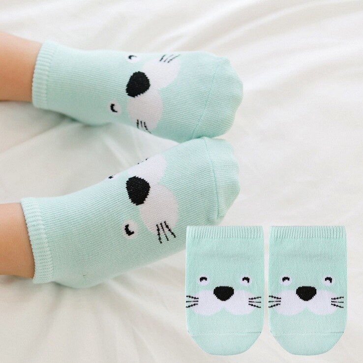 Baby Socks Cotton Anti Slip Floor Cartoon Kids infant Toddlers Autumn Spring Animal Newborn Cute 0-6-12month