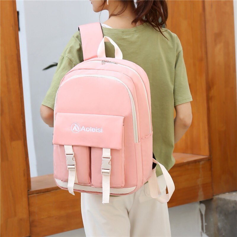Kawaii Japanese Women Bag Large Capacity Backpack Nylon Waterproof Anti-theft School Bags