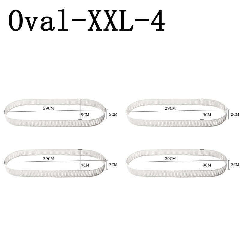 SHENHONG Oval Tartlet Molds French Dessert Mousse Fruit Pie Tart Ring Quiche Cake Mold au Citron Tarte Tatin Cheese Pan: Size XXL 4 Pieces