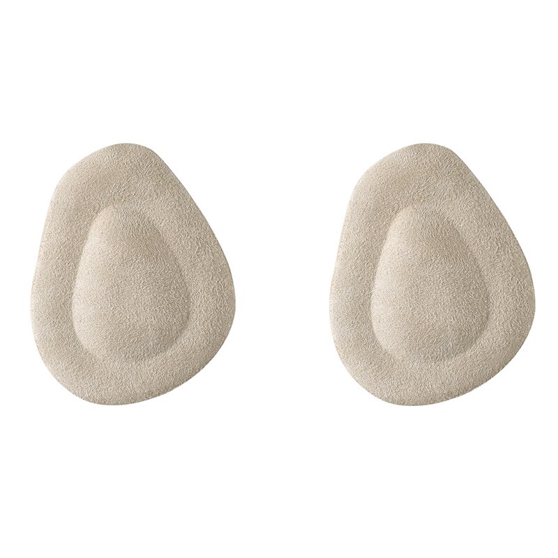 Sollievo dal dolore inserto sull'avampiede mezze solette per donna uomo antiscivolo piede anteriore suola cuscino tacchi alti calzino soletta scarpe cuscinetti fodere: Velvet albicocca
