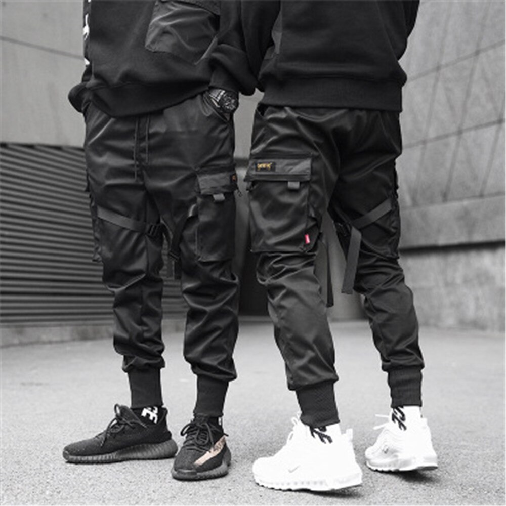 Heren Joggers Broek Zwarte Broek Zweet Broek Streetwear Dance Sport Joggingbroek Casual Trekkoord Hip Hop Broek Heren Kleding