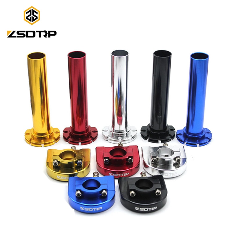 ZSDTRP Aluminum Grip Throttle Motorcycle Handle Bar Grip Throttle Assist CNC Alloy Twist Gas Handle for KTM
