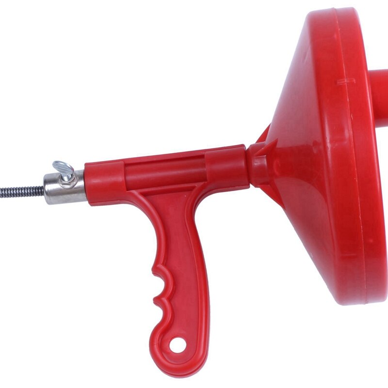 Afvoer slangen loodgieter leidingen spin through douche toilet rioolreiniger afvoer ontstopper closet trommel afvoeren boor gereedschap met 1/4- inch b