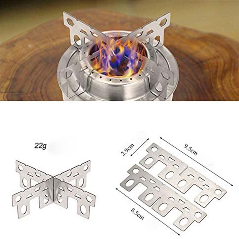 Titanium Alcohol Stove Rack Outdoor Camping Stove Stand Support Rack Stove Rack Cross Stand Support Picnic Lightweight