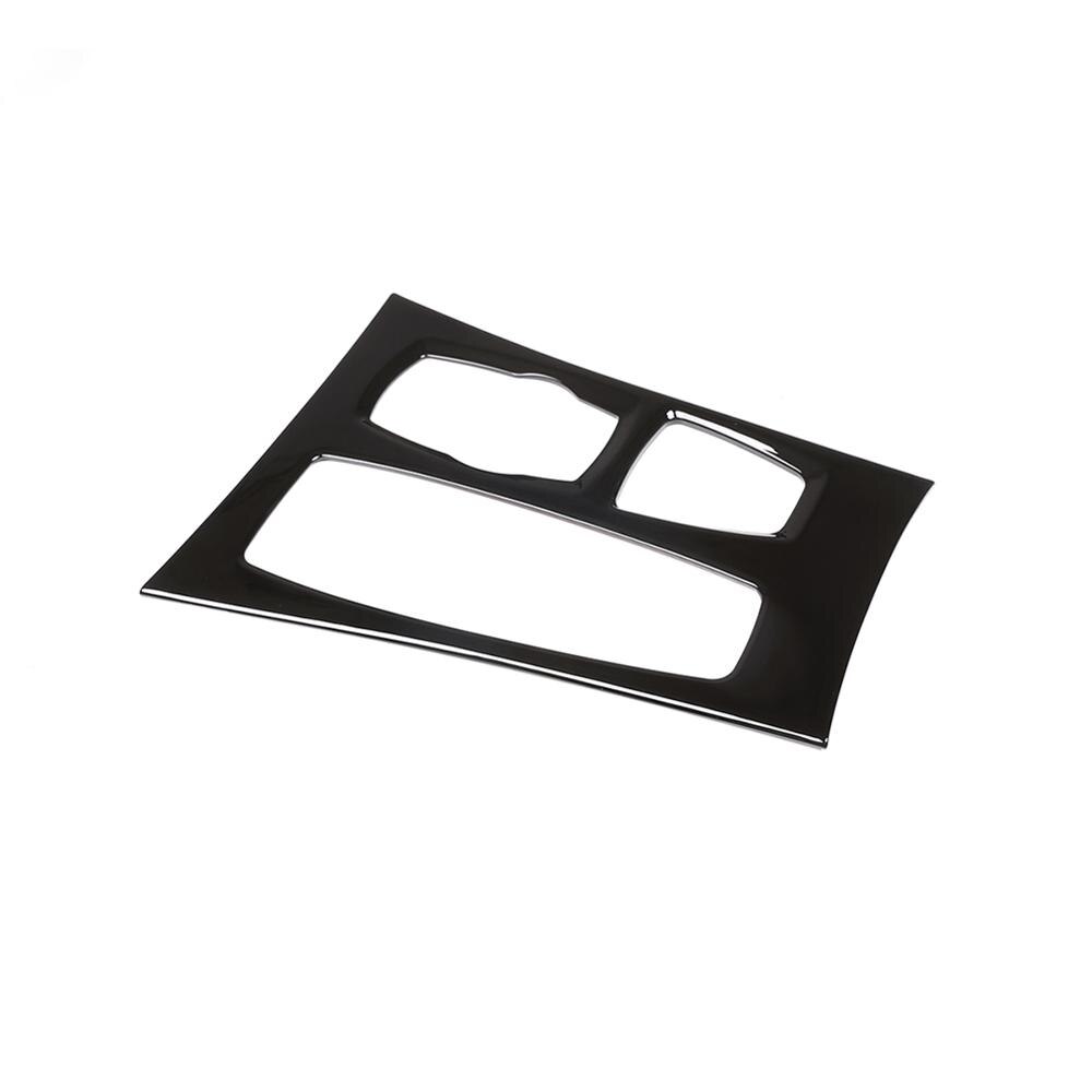 Negro brillante ABS de plástico del coche de Central de Panel de caja de cambios de adornos para BMW X5 E70 -13 modelos LHD vehículos Accesorios