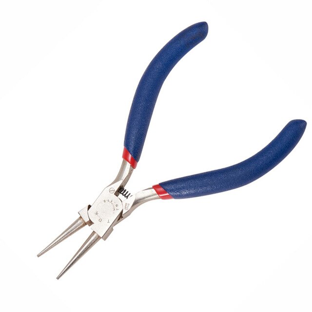 DIY Schmuck Werkzeug setzt mit Kohlenstoff Stahl Runde Nase Zangen und Kupfer Schmuck Draht für schmuck DIY machen, gemischt Farbe F80: 125x85mm