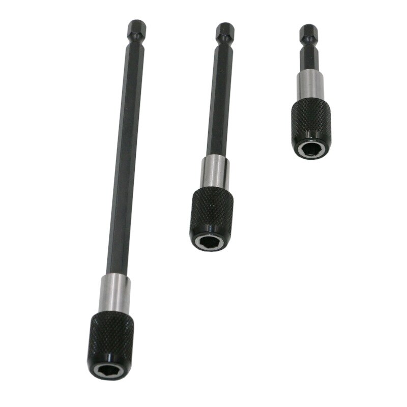 60mm 100mm 150mm 1/4 Inch Hex Shank Quick Release Screwdriver Bit Holder Extension Bar