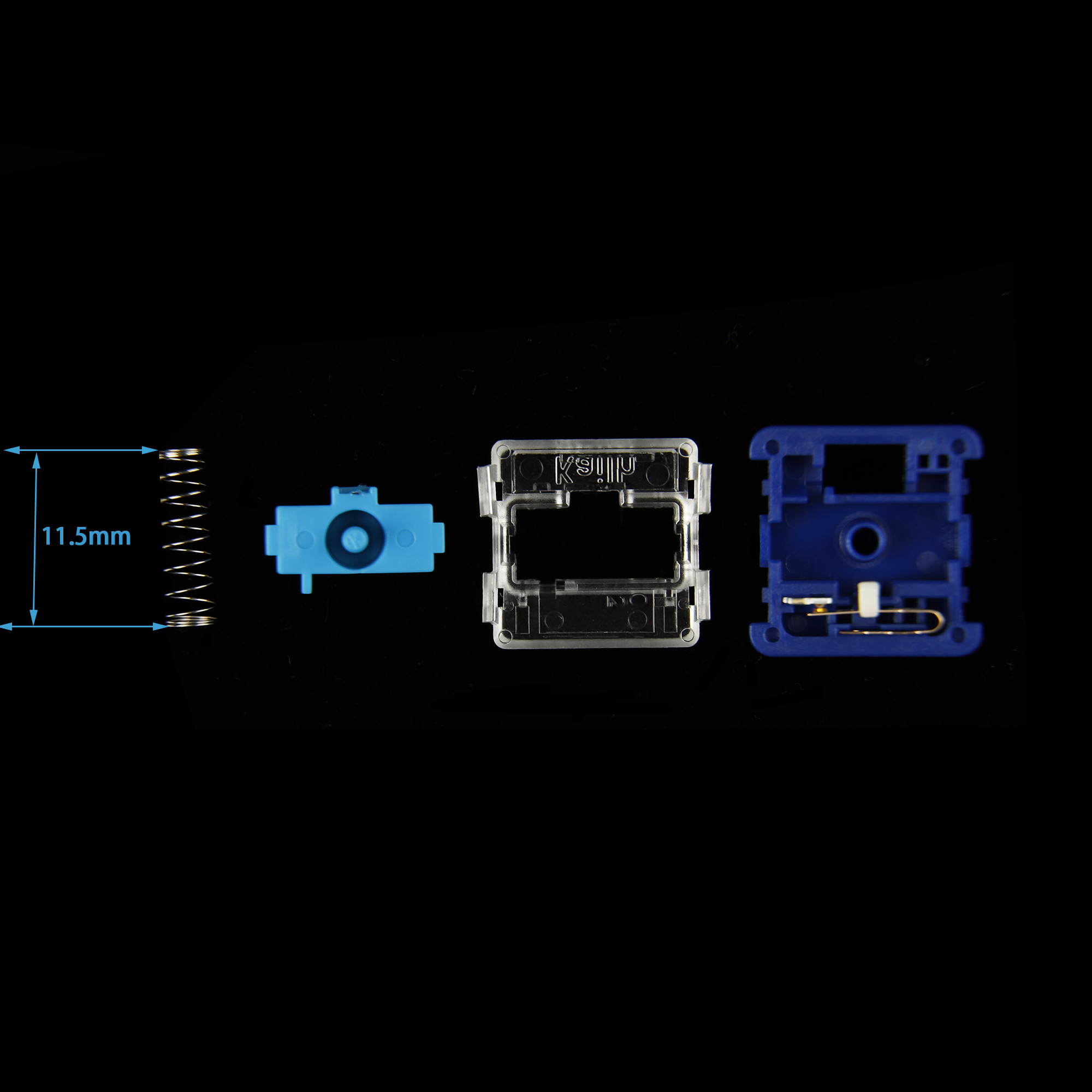 Kailh Low Profile Choc Switch 1350 Chocolate Keyboard Blue Switch 25g Linear For Low profile Mechanical Keyboard