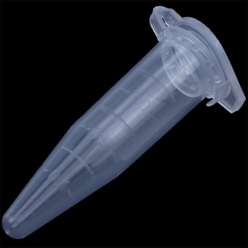 25 stk x plastikrør plastcentrifugerør af laboratoriegennemsigtigt centrifugerør med skala 1.5ml