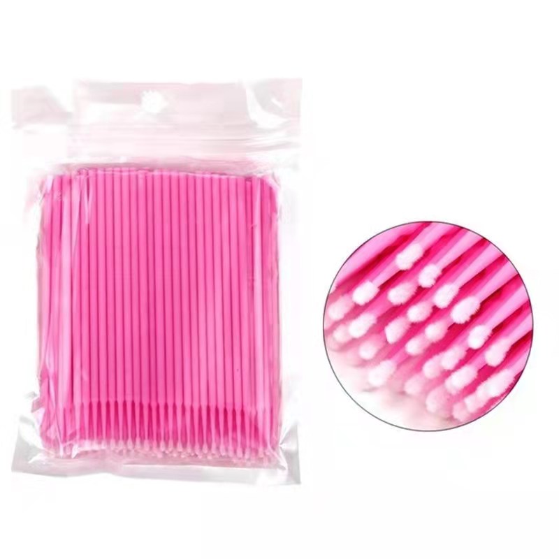 Nuovo 100/5 pz/borsa monouso MicroBrush ciglia estensione ciglia individuali rimozione tampone Micro spazzola per strumenti di estensione ciglia