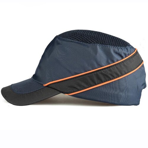 Bump cap sikkerhedshjelm arbejdssikkerheds hat åndbar sikkerhed lette hjelme baseball stil til udvendige dørarbejdere gmz 003: Blå sikkerhedshjelm