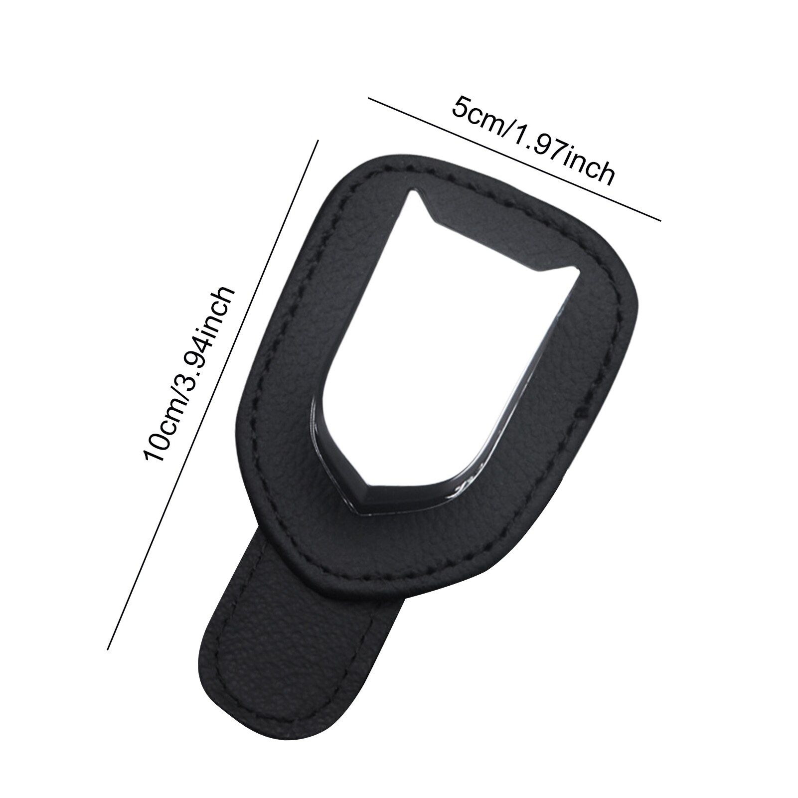 Porta occhiali da sole per auto porta occhiali da sole per auto visiera universale per auto occhiali da sole porta occhiali in pelle appendiabiti e biglietto