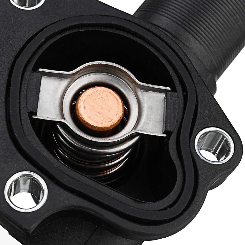 for Renault Clio Kangoo Twingo Engine Coolant Thermostat with Housing with Power Steering Switch Pressure Sensor