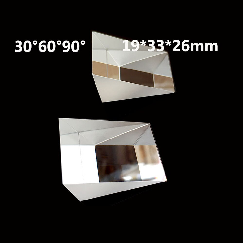 19*26*33mm 30 graders behandling af optiske  k9 glas dovne glasproducenter med højre trekantet prisme