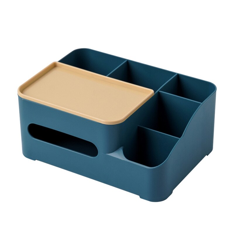 Box Household Kitchen Tissue Storage Box Multifunctional Living Room Mobile Phone Desk Organizer Tissue Storage Box Shelf