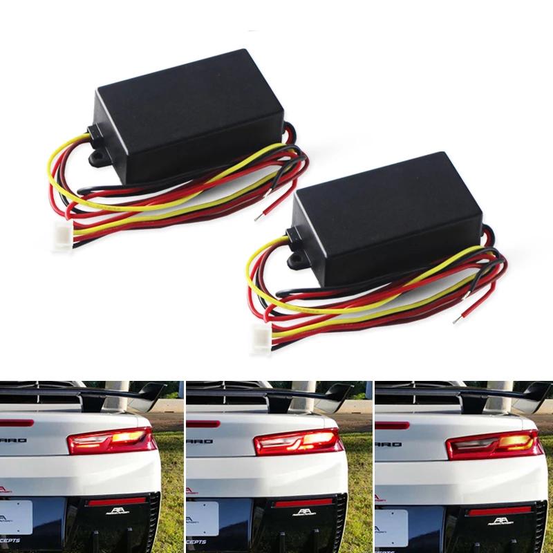 Universal 3-Step Sequential Chase Flash Module Controller For Turn Signal Light