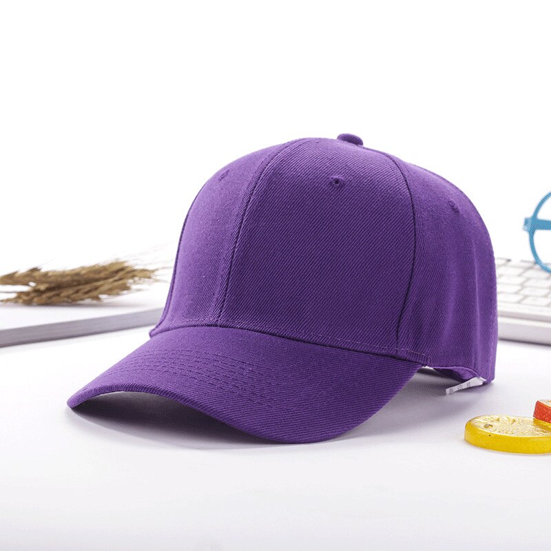Wjustforu Classic Casual Youth Caps Cotton Baseball Cap Washed Style Hat Plain Adjustable Solid Mens Hats Unisex Women Men Top