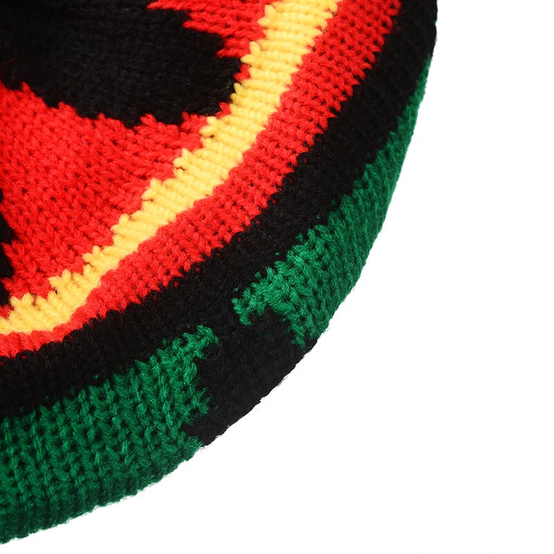 Hip Hop gorro de punto de peluca trenza sombrero masculino jamaicano Marley gorro Rasta invierno Hombre rastas Reggae Czapka Zimowa