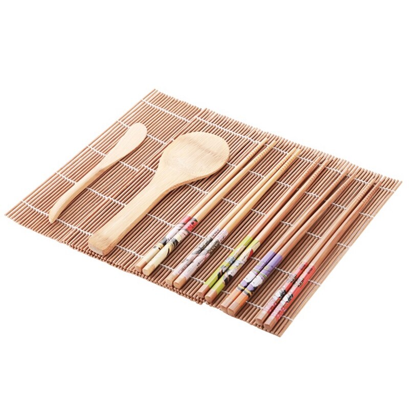 Juego de utensilios de cocina para hacer Sushi, Set de utensilios de cocina para hacer Sushi, molde de arroz, 9 unids/set