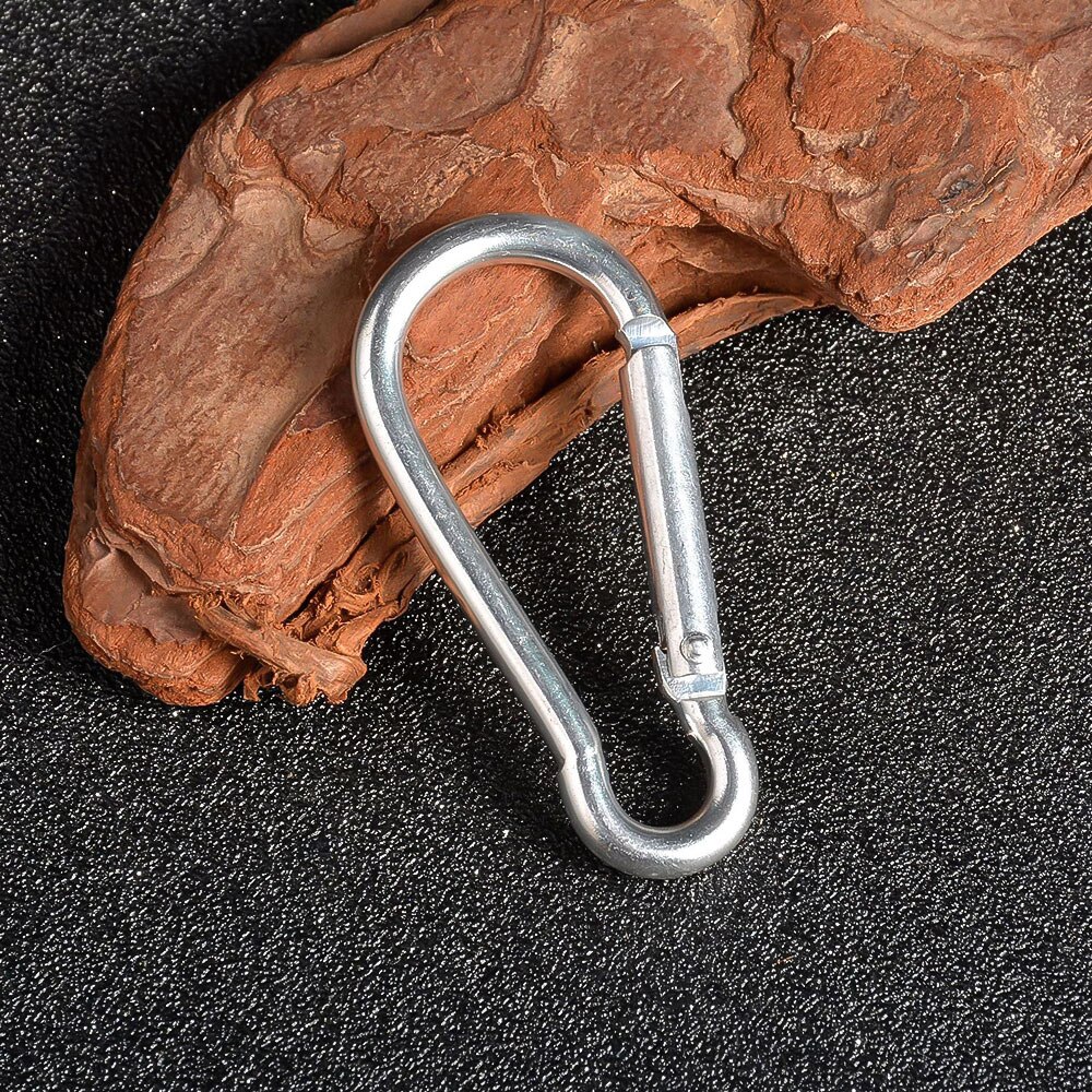 20 stuks karabijnhaak sleutelhanger clip aluminium outdoor camping sleutelhanger karabijnhaak waterfles gesp reis klim accessoires