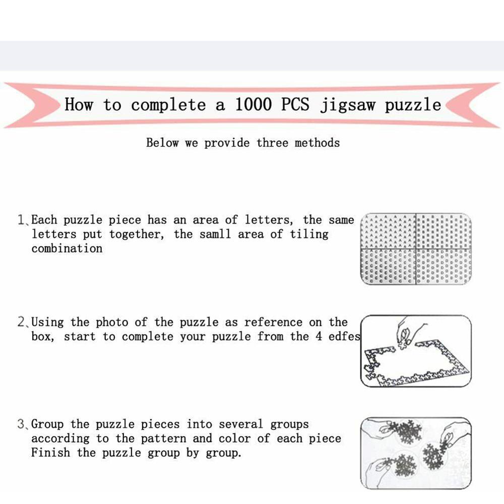 1000 stück Rätsel Pädagogisches Spielzeug Landschaft Pädagogisches Puzzle Spielzeug für freundlicher/Erwachsene geburtstag
